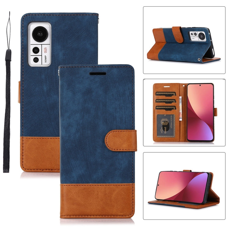 For Xiaomi 12 Splicing Leather Phone Case