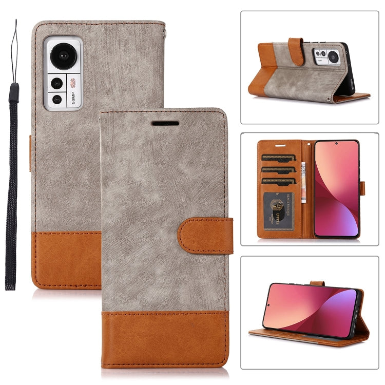 For Xiaomi 12 Splicing Leather Phone Case