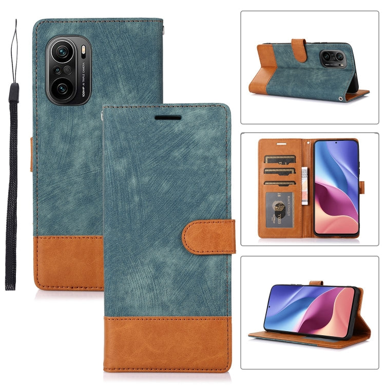For Xiaomi Redmi K40 / K40 Pro Splicing Leather Phone Case