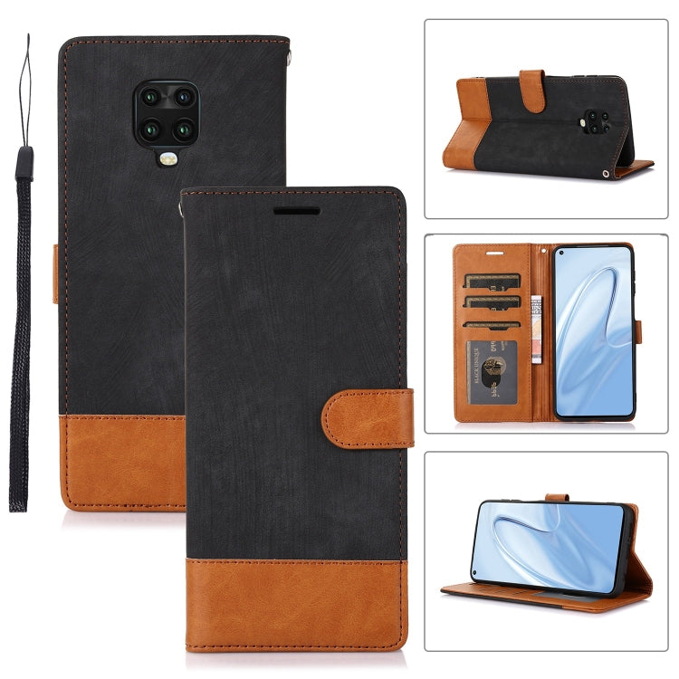 For Xiaomi Redmi Note 9 Pro / Note 9s Splicing Leather Phone Case
