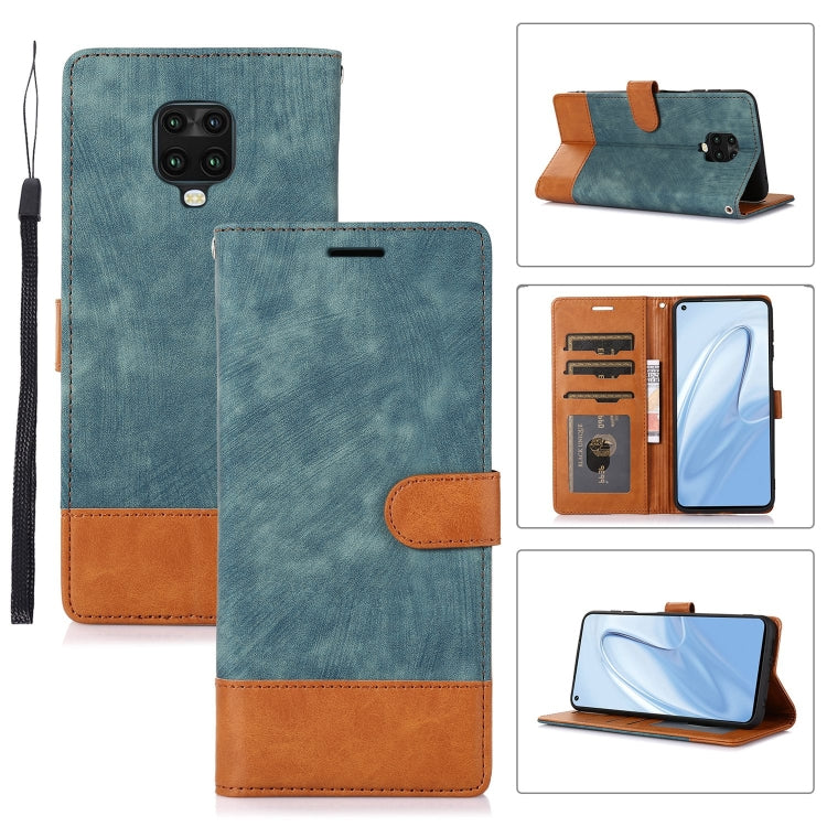 For Xiaomi Redmi Note 9 Pro / Note 9s Splicing Leather Phone Case