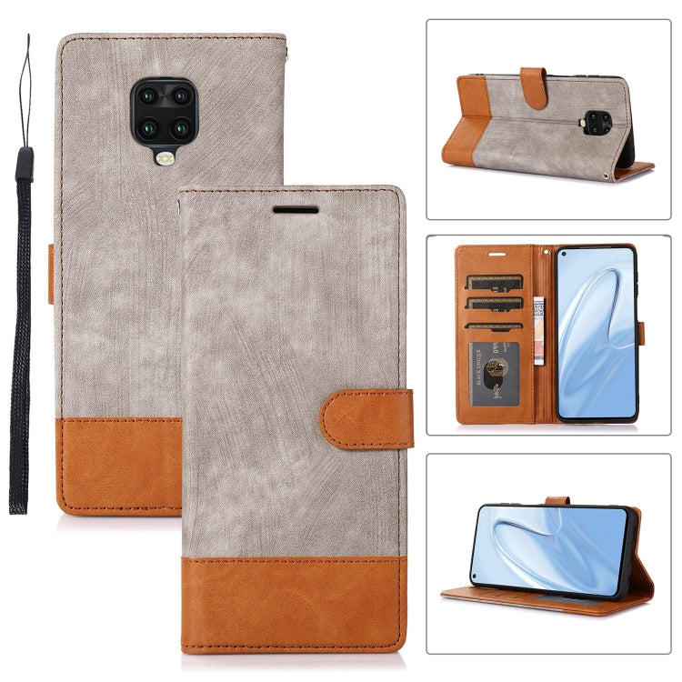 For Xiaomi Redmi Note 9 Pro / Note 9s Splicing Leather Phone Case