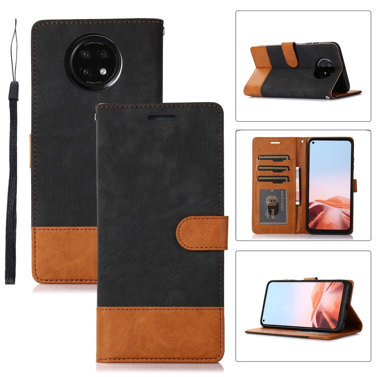 For Xiaomi Redmi Note 9T / Note 9 5G Splicing Leather Phone Case