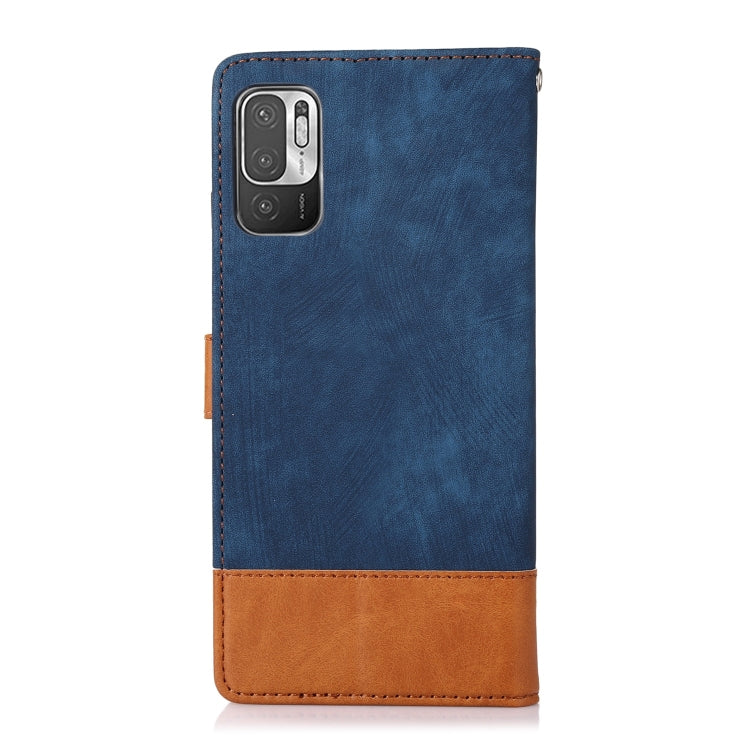 For Xiaomi Redmi Note 10 5G Splicing Leather Phone Case