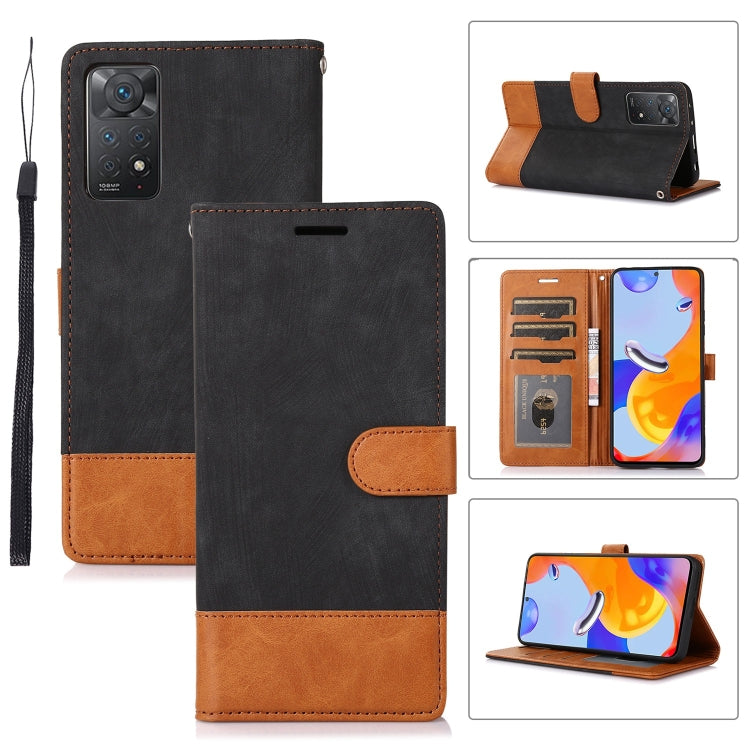 For Xiaomi Redmi Note 11 Pro 5G / 4G Splicing Leather Phone Case