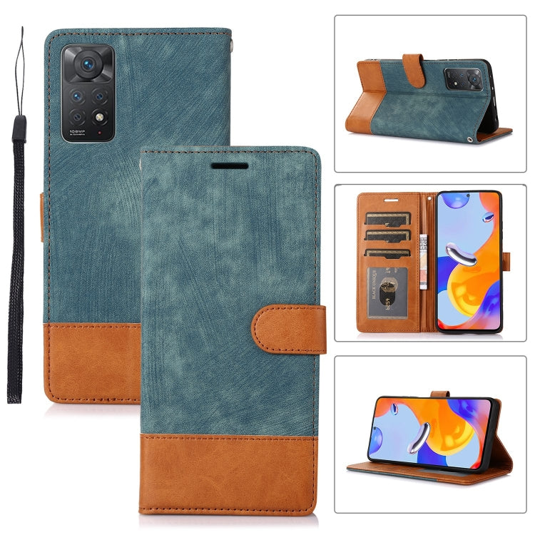 For Xiaomi Redmi Note 11 Pro 5G / 4G Splicing Leather Phone Case