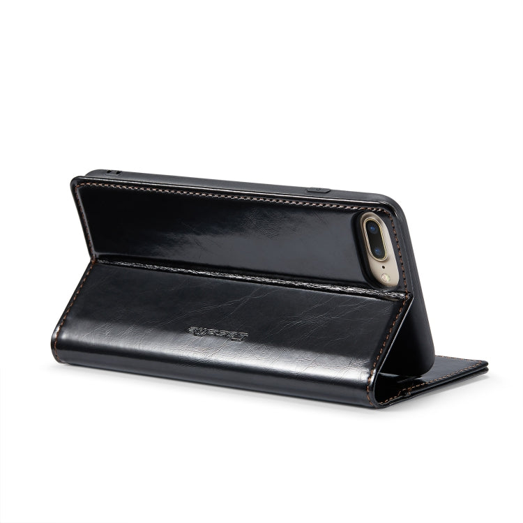 For iPhone 6 Plus/7 Plus/8 Plus CaseMe 003 Crazy Horse Texture Leather Phone Case
