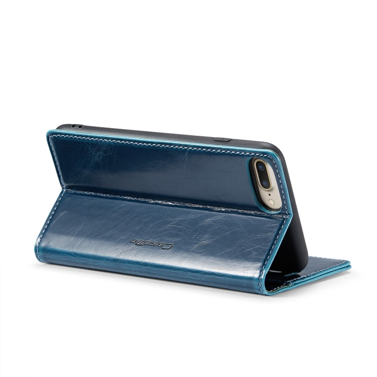 For iPhone 6 Plus/7 Plus/8 Plus CaseMe 003 Crazy Horse Texture Leather Phone Case