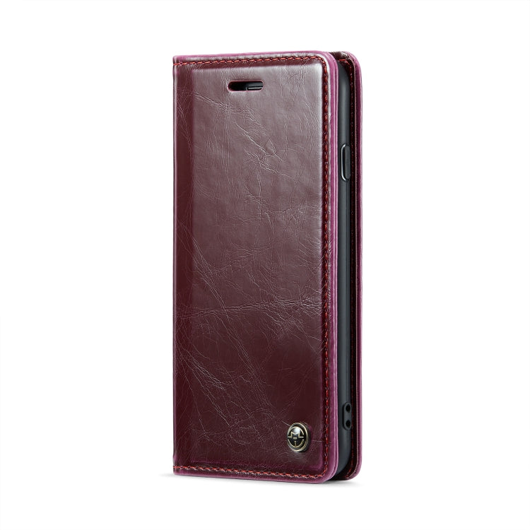 For iPhone 6 Plus/7 Plus/8 Plus CaseMe 003 Crazy Horse Texture Leather Phone Case