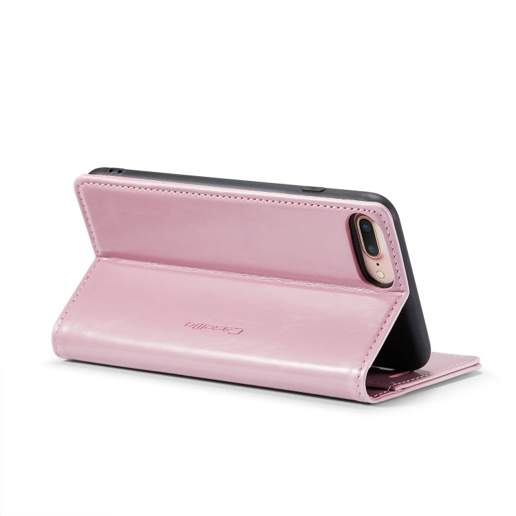 For iPhone 6 Plus/7 Plus/8 Plus CaseMe 003 Crazy Horse Texture Leather Phone Case