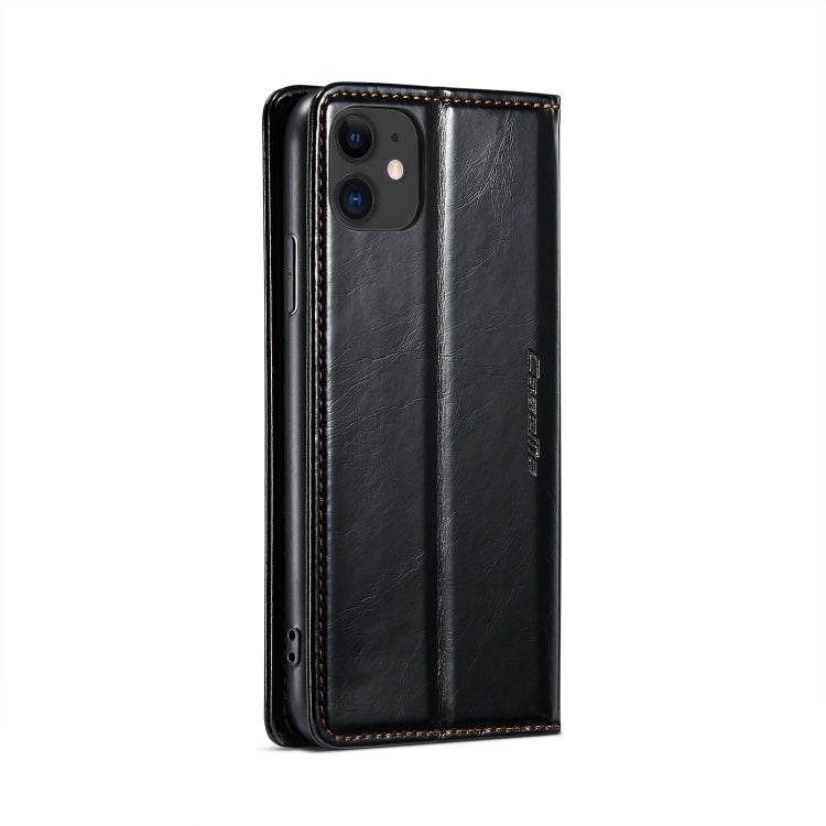 For iPhone 11 CaseMe 003 Crazy Horse Texture Leather Phone Case
