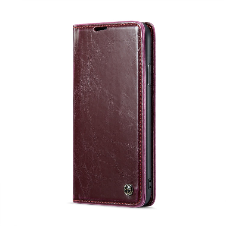 For iPhone 11 CaseMe 003 Crazy Horse Texture Leather Phone Case