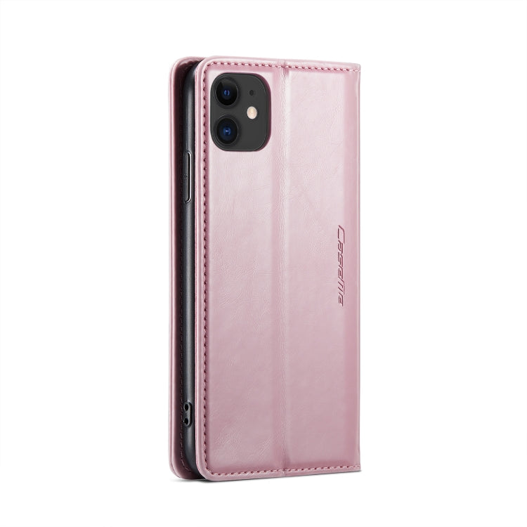 For iPhone 11 CaseMe 003 Crazy Horse Texture Leather Phone Case