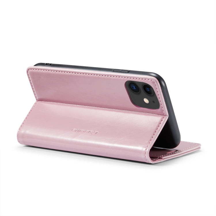 For iPhone 11 CaseMe 003 Crazy Horse Texture Leather Phone Case
