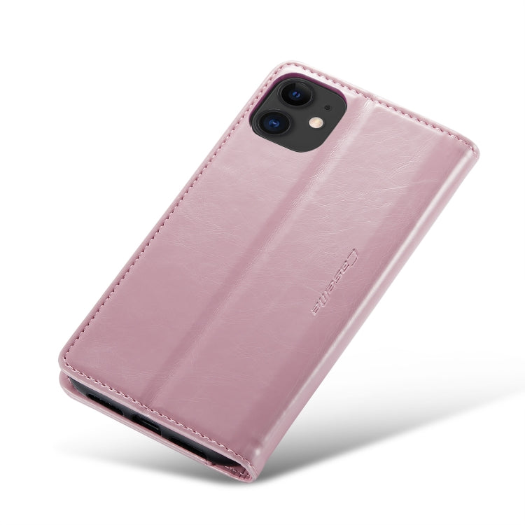 For iPhone 11 CaseMe 003 Crazy Horse Texture Leather Phone Case