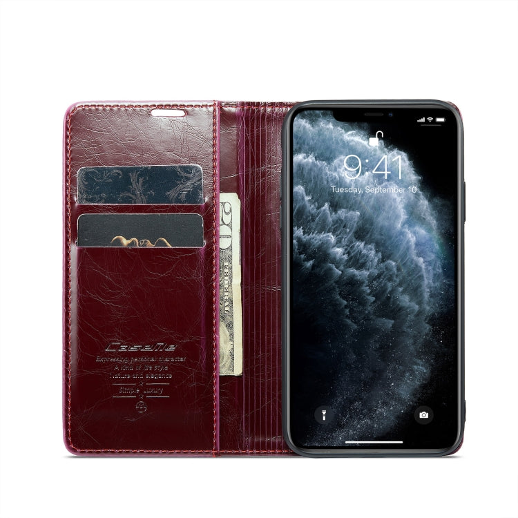For iPhone 11 Pro CaseMe 003 Crazy Horse Texture Leather Phone Case