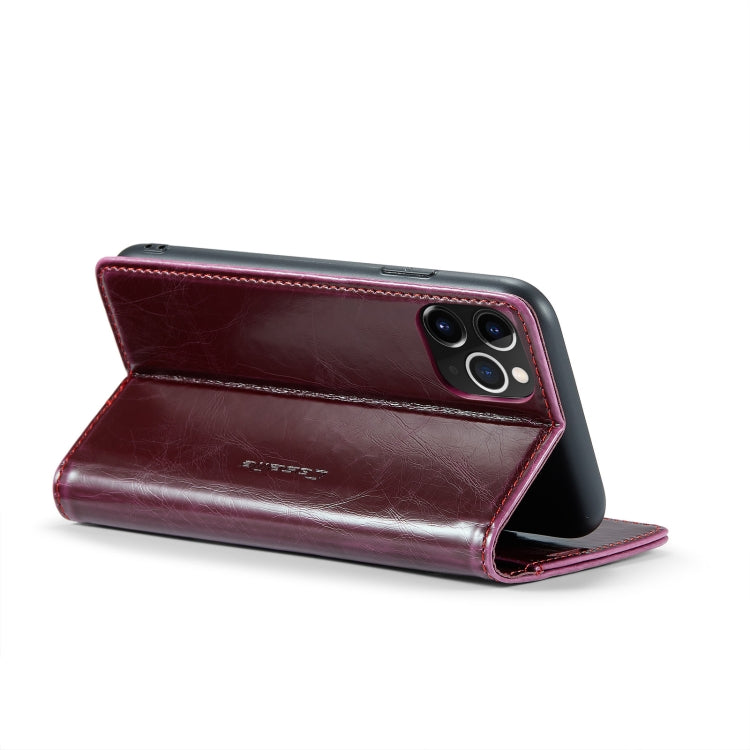For iPhone 11 Pro CaseMe 003 Crazy Horse Texture Leather Phone Case