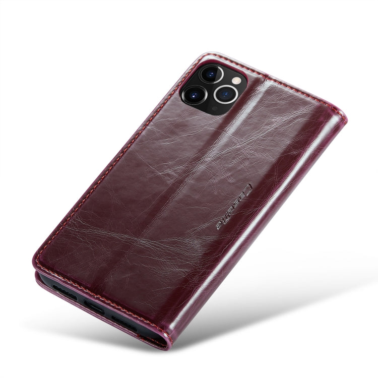 For iPhone 11 Pro CaseMe 003 Crazy Horse Texture Leather Phone Case