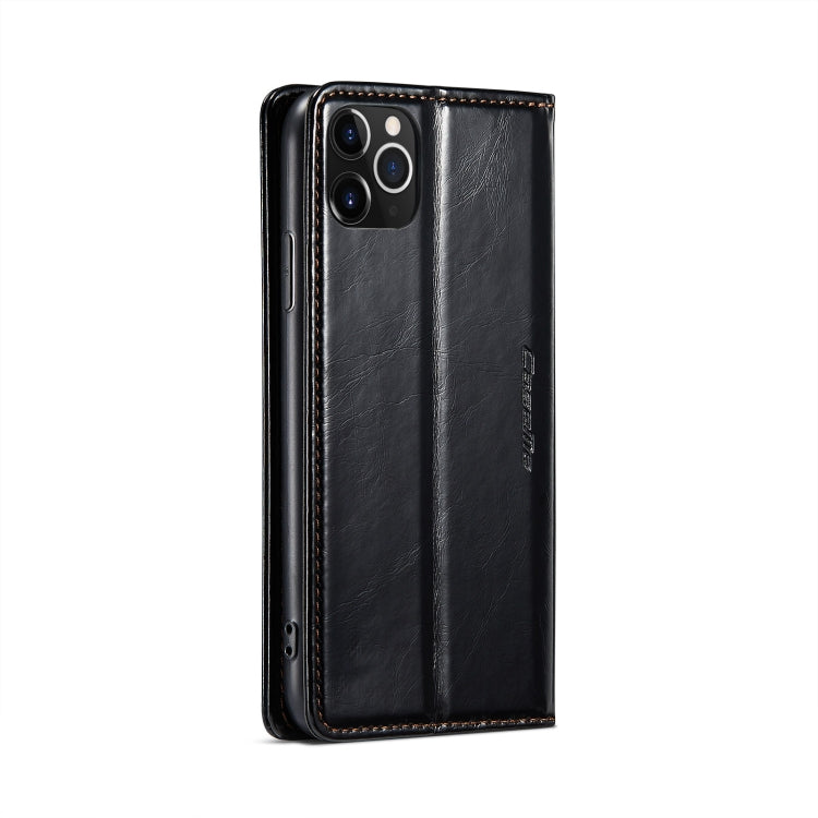 For iPhone 11 Pro Max CaseMe 003 Crazy Horse Texture Leather Phone Case
