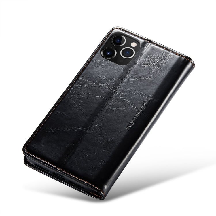For iPhone 11 Pro Max CaseMe 003 Crazy Horse Texture Leather Phone Case