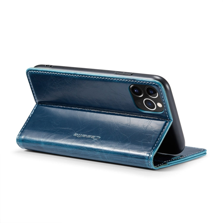 For iPhone 11 Pro Max CaseMe 003 Crazy Horse Texture Leather Phone Case