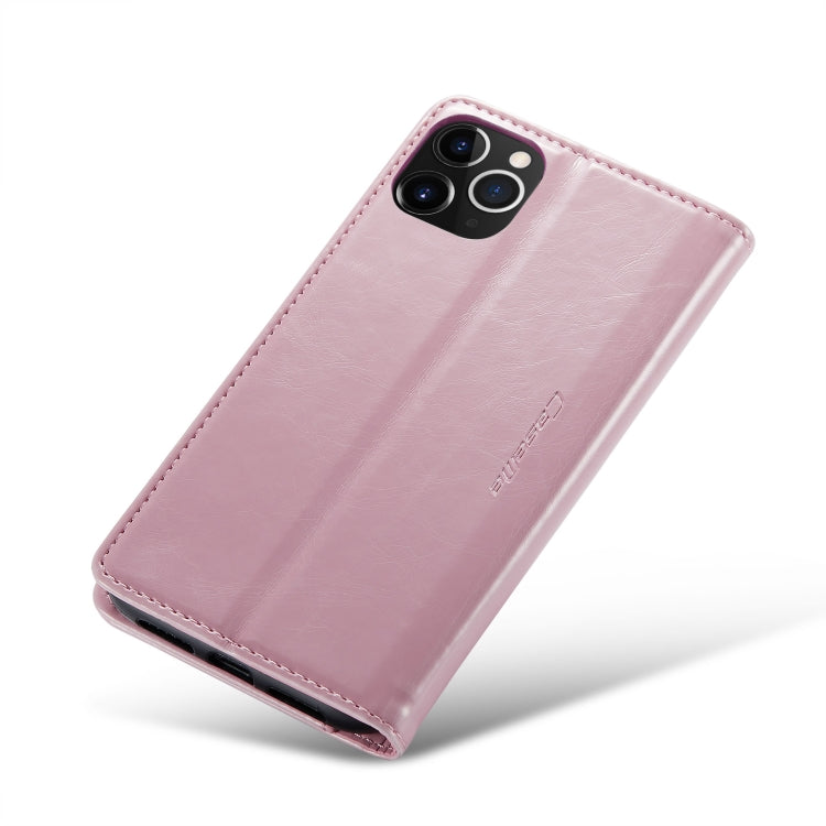 For iPhone 11 Pro Max CaseMe 003 Crazy Horse Texture Leather Phone Case