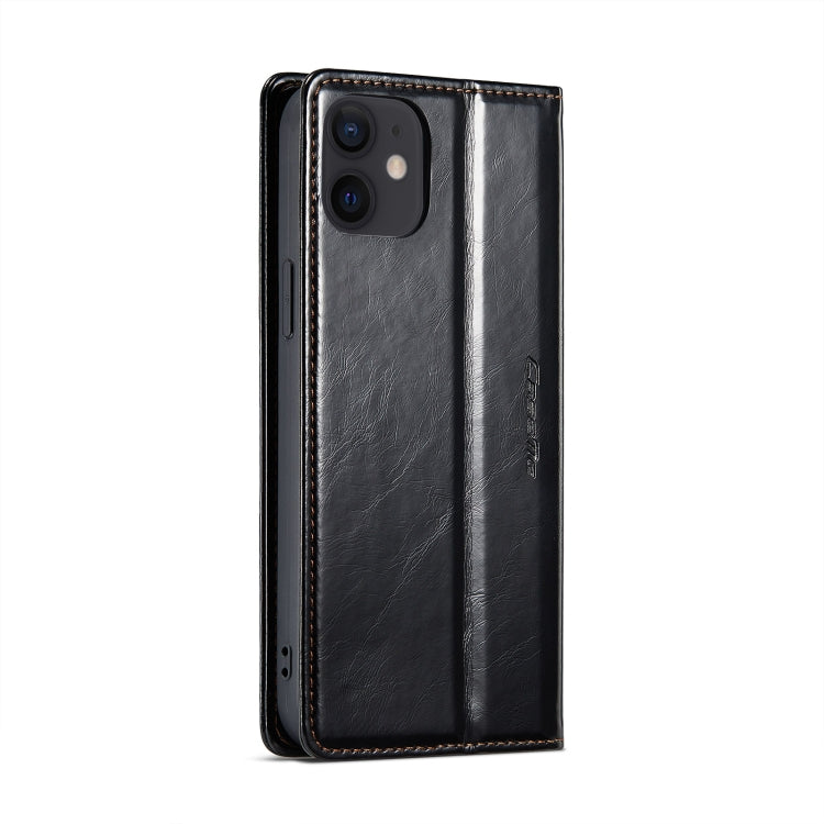 For iPhone 12 mini CaseMe 003 Crazy Horse Texture Leather Phone Case