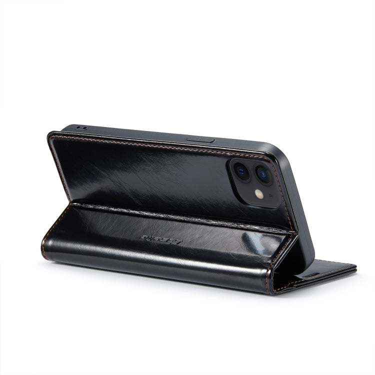 For iPhone 12 mini CaseMe 003 Crazy Horse Texture Leather Phone Case