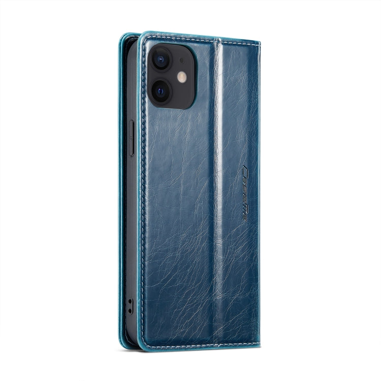 For iPhone 12 mini CaseMe 003 Crazy Horse Texture Leather Phone Case