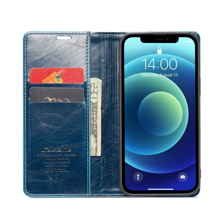 For iPhone 12 mini CaseMe 003 Crazy Horse Texture Leather Phone Case