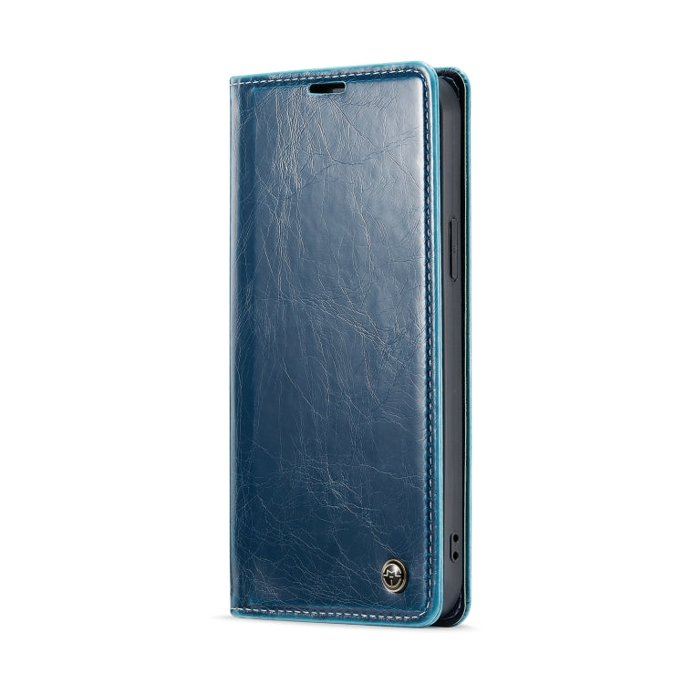 For iPhone 12 CaseMe 003 Crazy Horse Texture Leather Phone Case