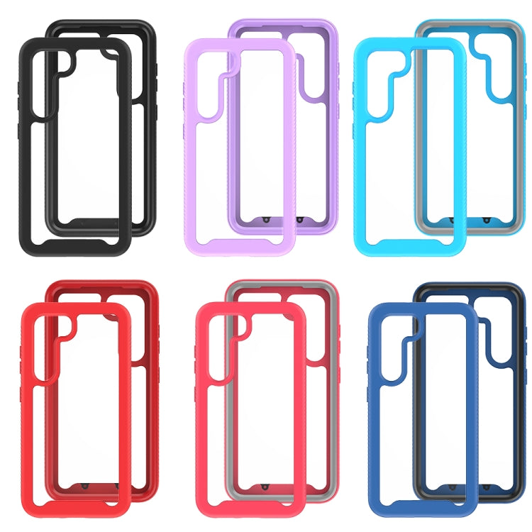 For Samsung Galaxy S23+ 5G Two-layer Integrated Transparent TPU + PC Protective Phone Case