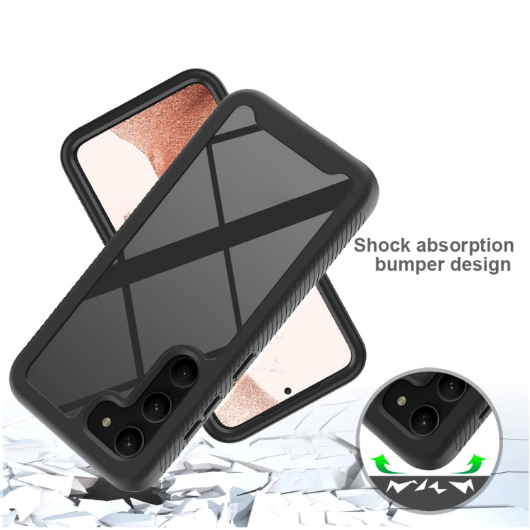 For Samsung Galaxy S23 5G Two-layer Integrated Transparent TPU + PC Protective Phone Case