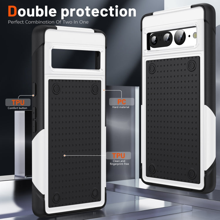 For Google Pixel 7 Pro 5G PC + TPU Shockproof Protective Phone Case