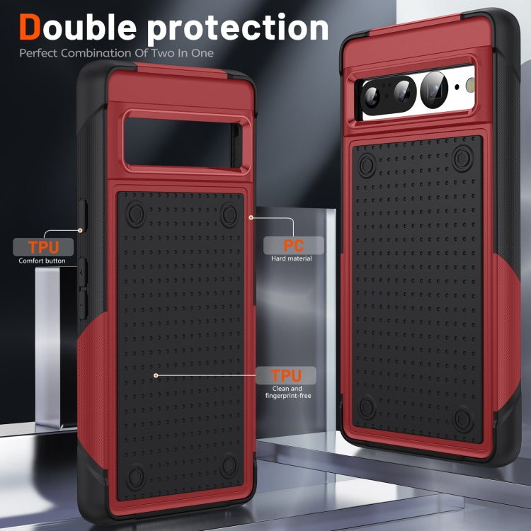 For Google Pixel 7 Pro 5G PC + TPU Shockproof Protective Phone Case