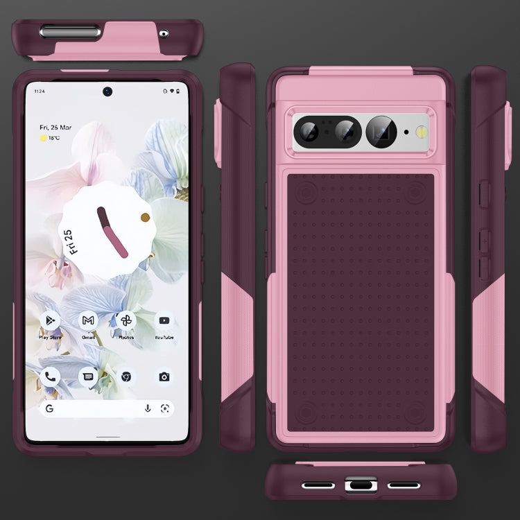 For Google Pixel 7 Pro 5G PC + TPU Shockproof Protective Phone Case