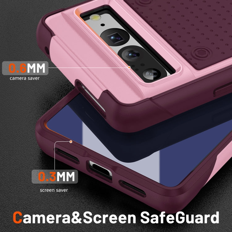 For Google Pixel 7 Pro 5G PC + TPU Shockproof Protective Phone Case