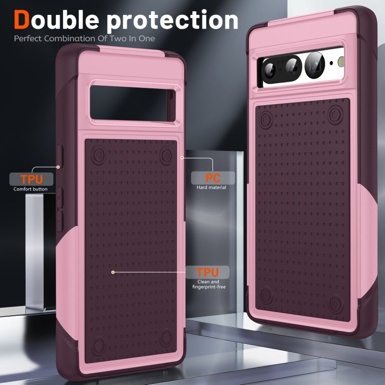 For Google Pixel 7 Pro 5G PC + TPU Shockproof Protective Phone Case