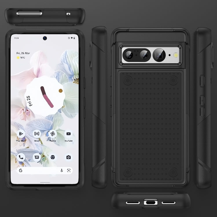 For Google Pixel 7 Pro 5G PC + TPU Shockproof Protective Phone Case