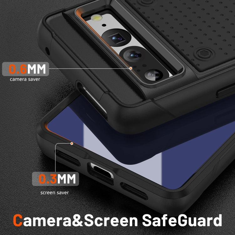 For Google Pixel 7 Pro 5G PC + TPU Shockproof Protective Phone Case