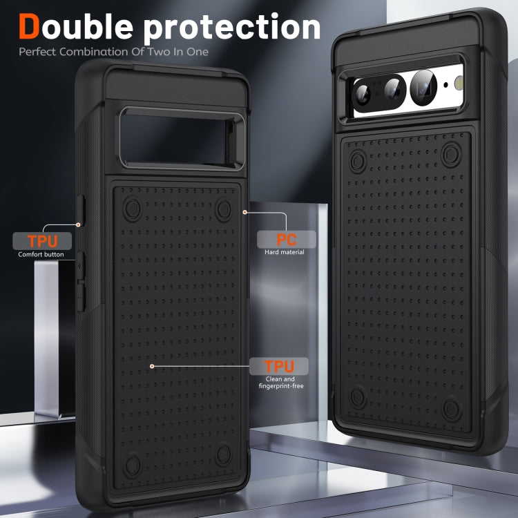 For Google Pixel 7 Pro 5G PC + TPU Shockproof Protective Phone Case
