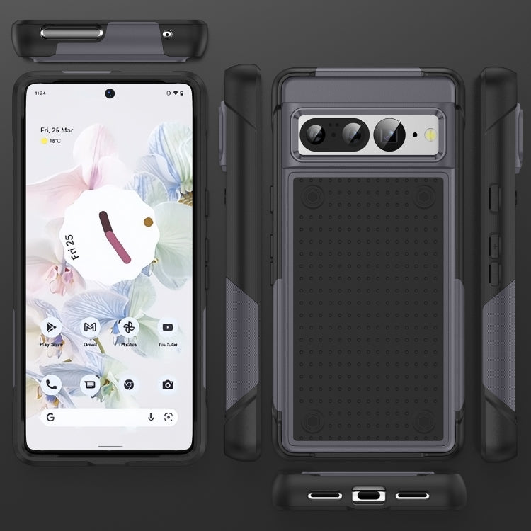 For Google Pixel 7 Pro 5G PC + TPU Shockproof Protective Phone Case
