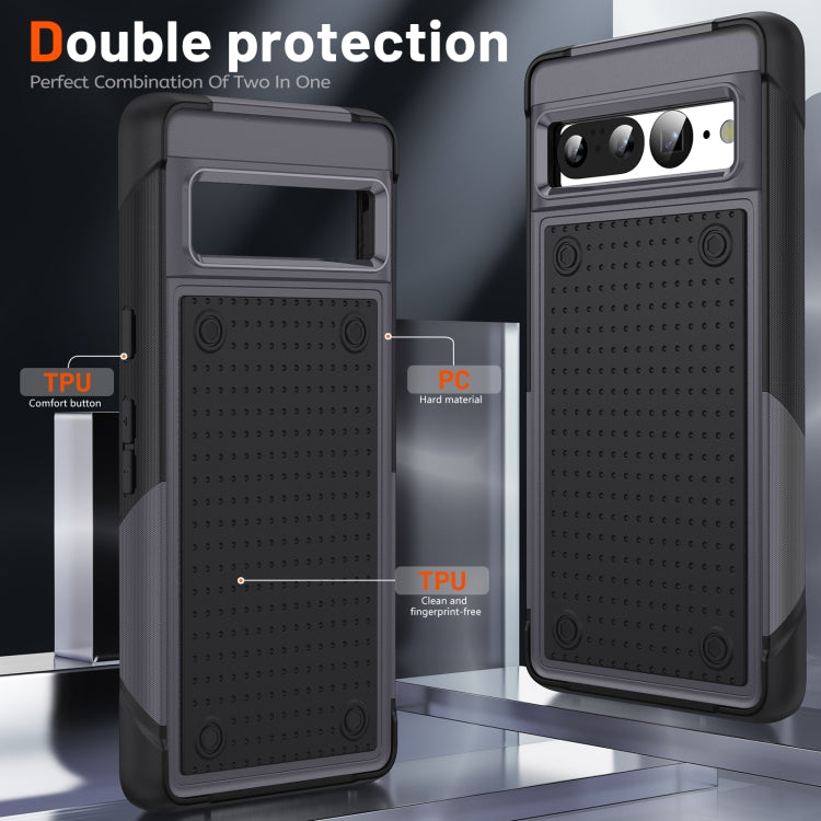 For Google Pixel 7 Pro 5G PC + TPU Shockproof Protective Phone Case