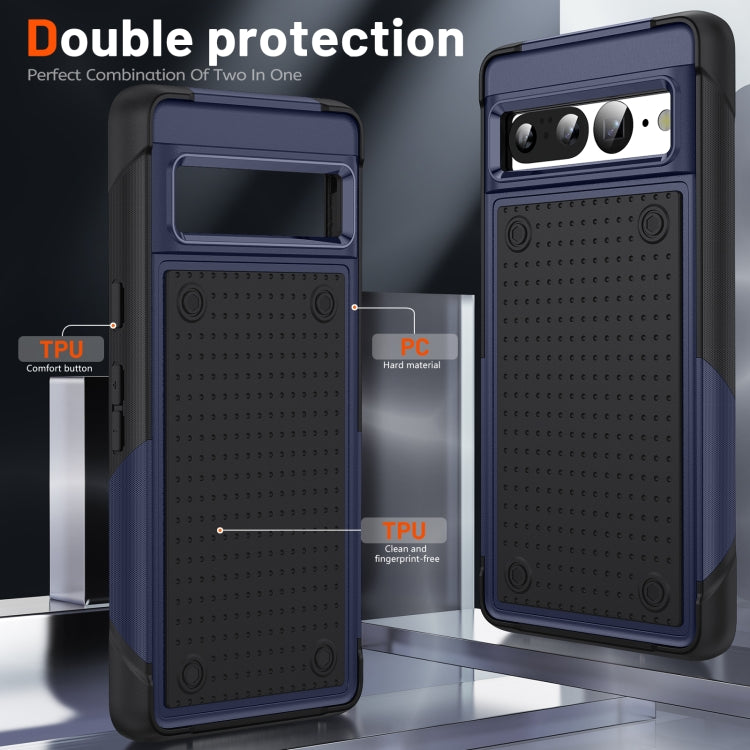 For Google Pixel 7 Pro 5G PC + TPU Shockproof Protective Phone Case