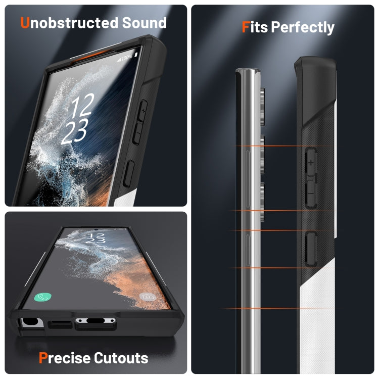 For Samsung Galaxy S23 Ultra 5G PC + TPU Shockproof Protective Phone Case
