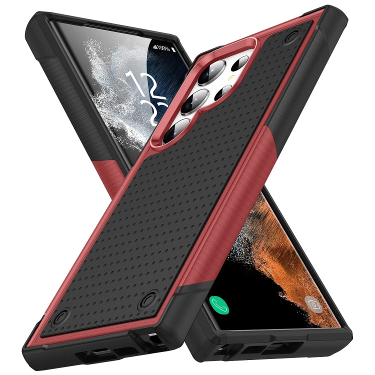 For Samsung Galaxy S23 Ultra 5G PC + TPU Shockproof Protective Phone Case