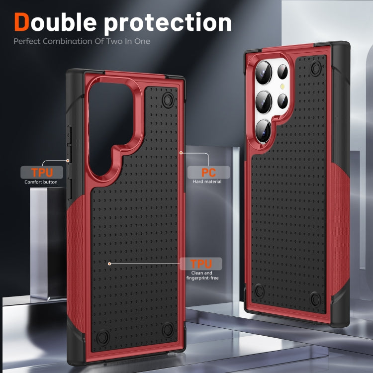 For Samsung Galaxy S23 Ultra 5G PC + TPU Shockproof Protective Phone Case