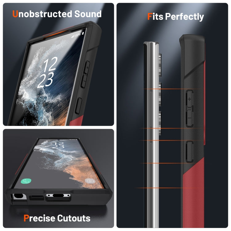 For Samsung Galaxy S23 Ultra 5G PC + TPU Shockproof Protective Phone Case