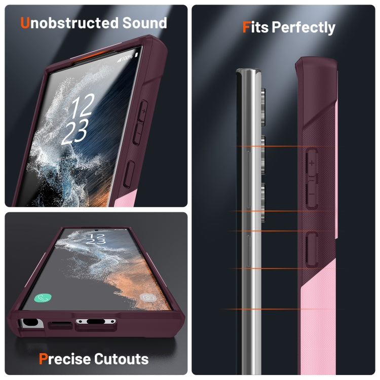 For Samsung Galaxy S23 Ultra 5G PC + TPU Shockproof Protective Phone Case