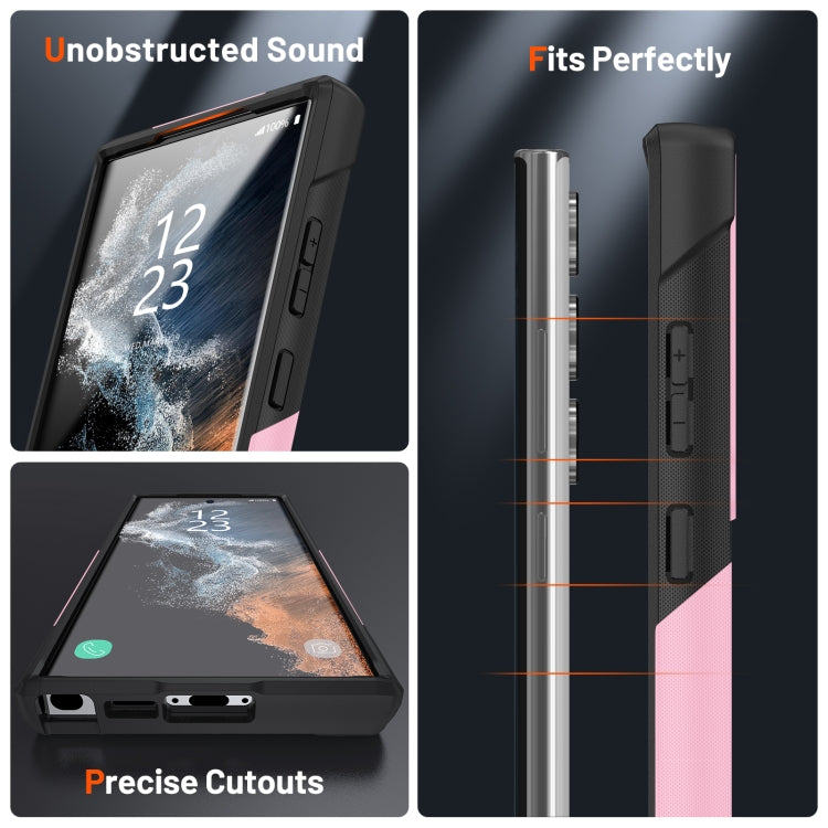 For Samsung Galaxy S23 Ultra 5G PC + TPU Shockproof Protective Phone Case